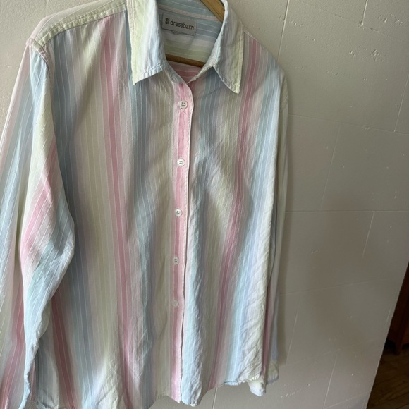 Pastel Striped Button-Down - Picture 7 of 9
